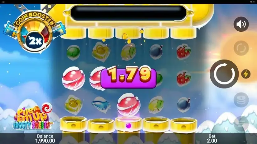 Pile ‘Em Up Frosty Sweets slot screenshot 3