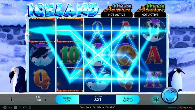 Adventure Iceland slot screenshot 3