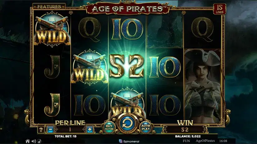Age of Pirates 15 Lines slot screenshot 1