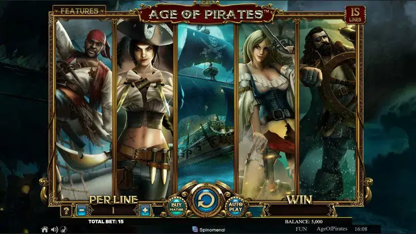 Age of Pirates 15 Lines slot screenshot 2