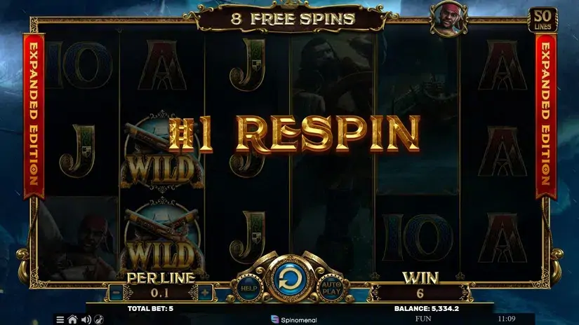 Age Of Pirates Expanded Edition slot screenshot 5