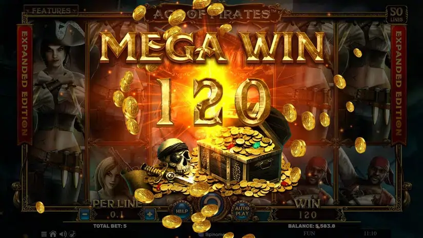 Age Of Pirates Expanded Edition slot screenshot 7