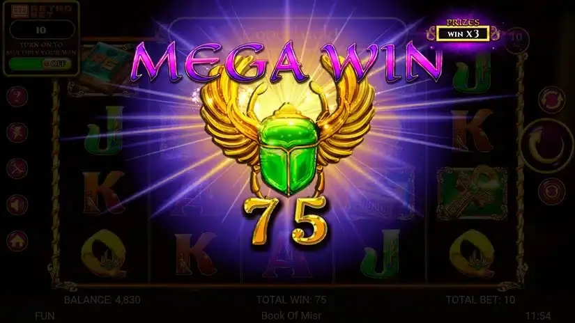 Book Of Misr slot screenshot 4