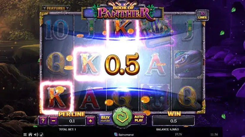 Book of Panther slot screenshot 2