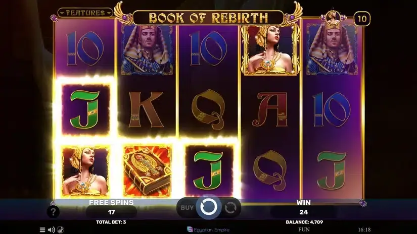 Book Of Rebirth slot screenshot 3
