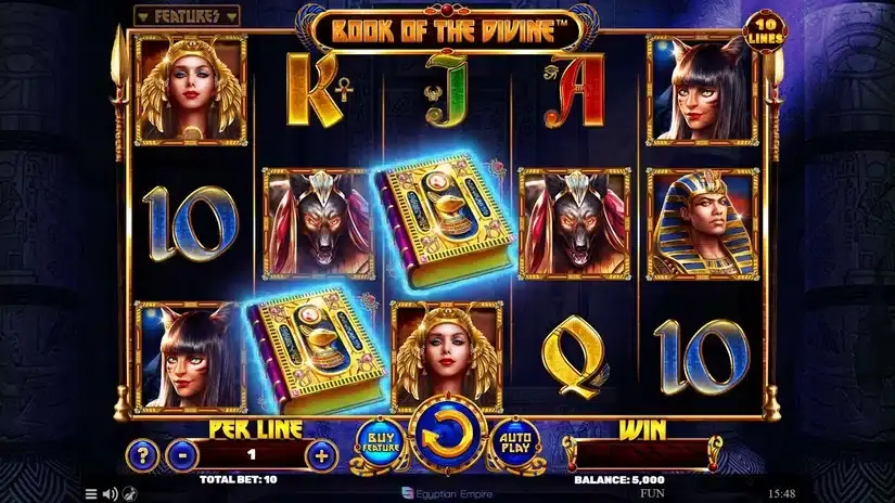 Book of The Divine slot screenshot 
