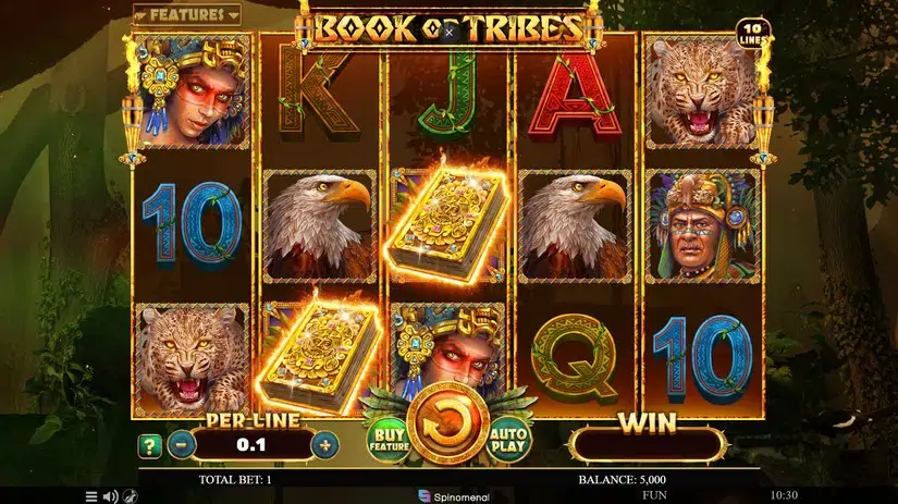 Book Of Tribes slot screenshot 1