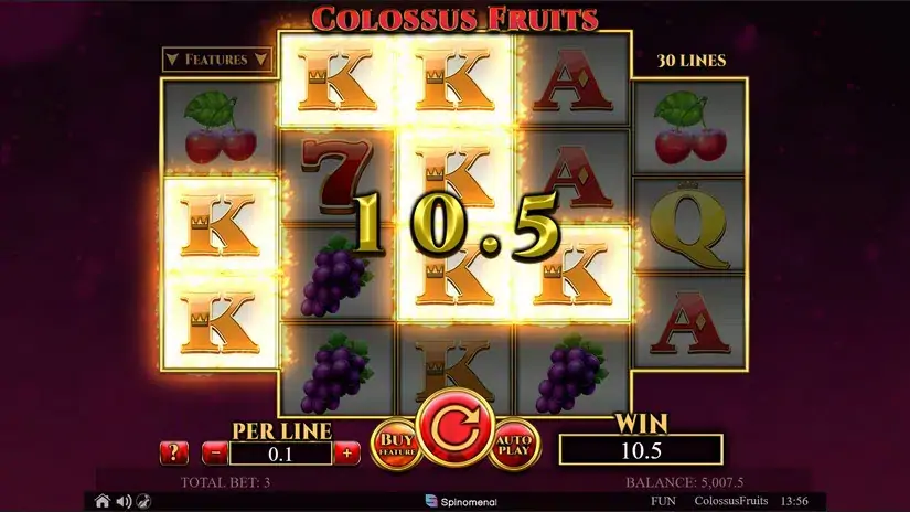 Colossus Fruits slot screenshot 2