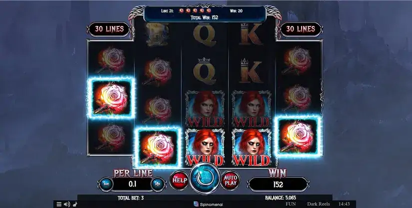 Dark Reels slot screenshot 3