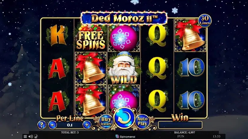 Ded Moroz 2 slot screenshot 1