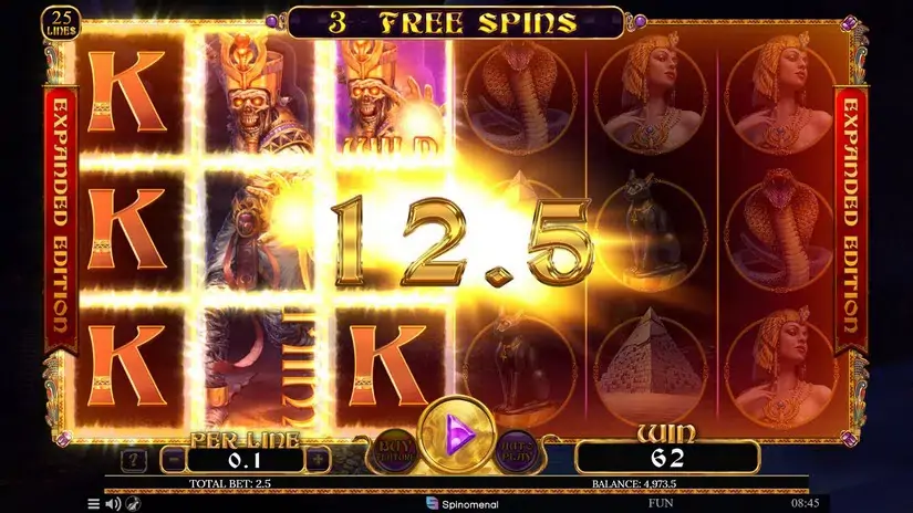 Egyptian Rebirth II Expanded Edition slot screenshot 5