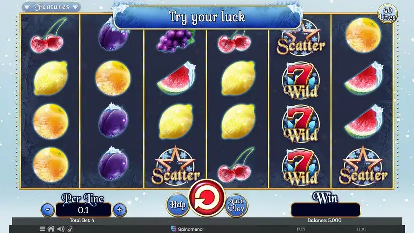 Fruits On Ice Collection slot screenshot 1