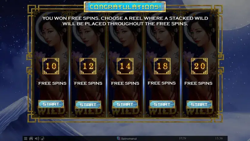 Goddess Of Lotus 10 Lines slot screenshot 4