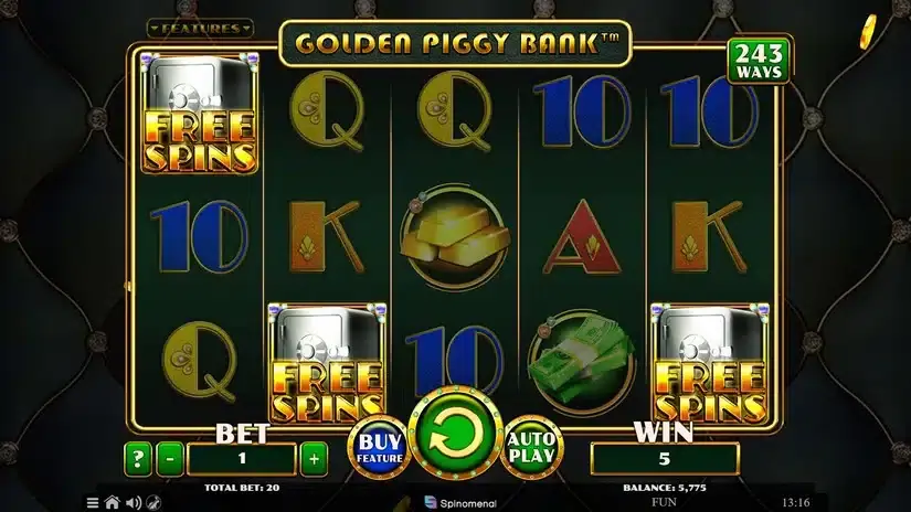 Golden Piggy Bank slot screenshot 3