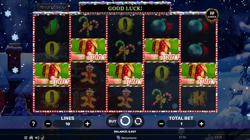 Jokers Charms Xmas slot screenshot 3