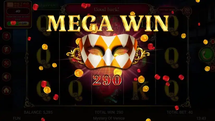 Mystery Of Venice slot screenshot 3