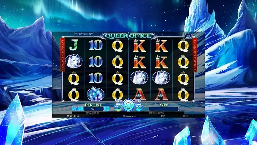 Queen Of Ice Expanded Edition slot screenshot 1