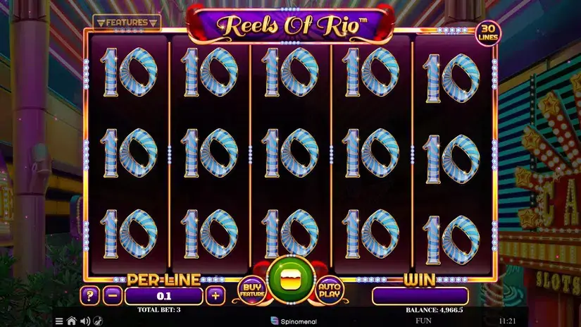 Reels Of Rio slot screenshot 3