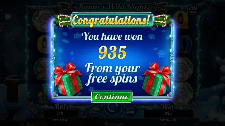 Santas Wild Night slot screenshot 6