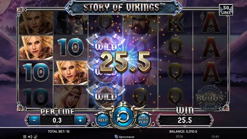 Story Of Vikings slot screenshot 2