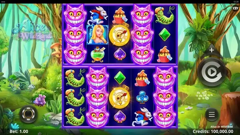 Alice in WildLand slot screenshot 1