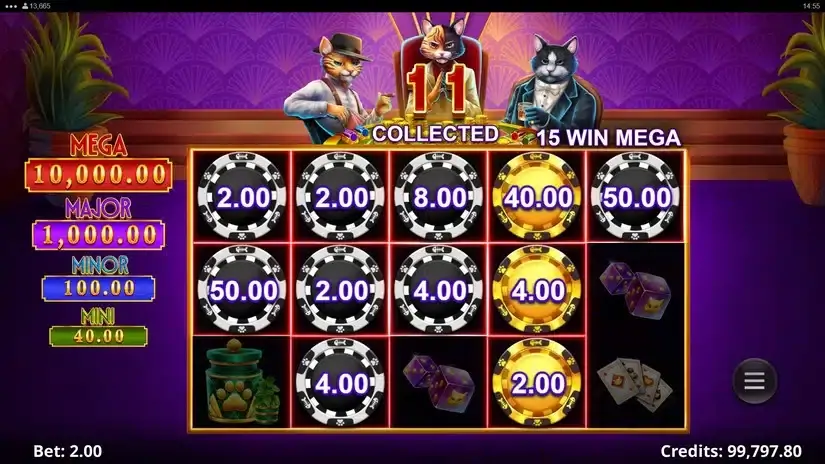 Amazing Link Catalleros slot screenshot 5