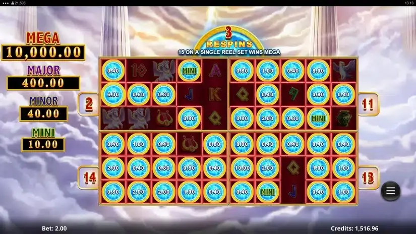 Amazing Link Zeus Epic 4 slot screenshot 5