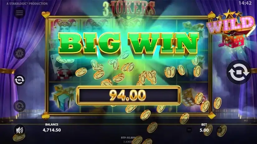 3 Jokers slot screenshot 