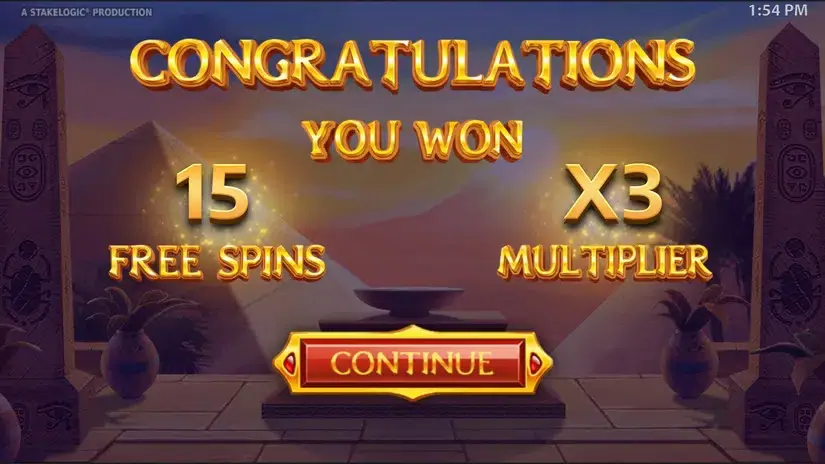 9 Pyramids of Fortune slot screenshot 5