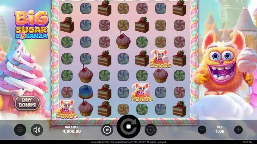 Big Sugar Bonanza Xmas slot screenshot 2