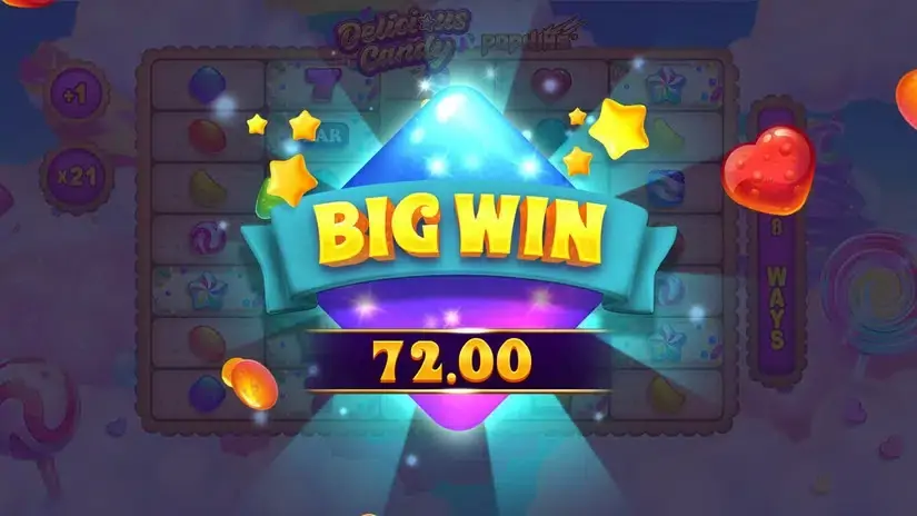 Delicious Candy PopWins slot screenshot 6
