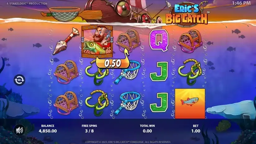 Eric’s Big Catch slot screenshot 3