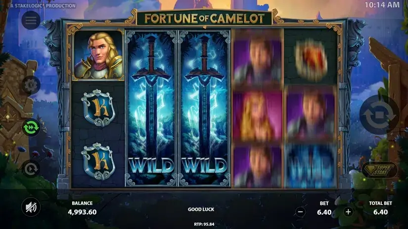 Fortune Of Camelot slot screenshot 2