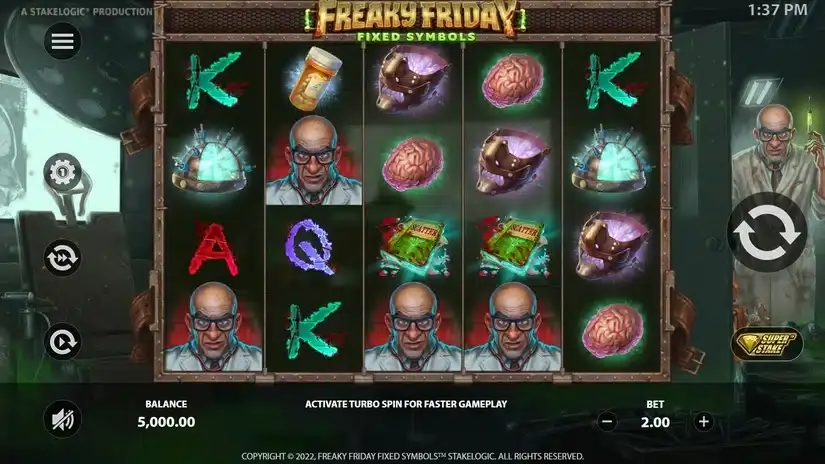 Freaky Friday Fixed Symbols slot screenshot 1