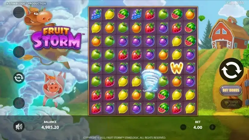 Fruit Storm slot screenshot 2