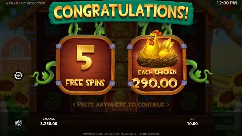 Greedy Fox slot screenshot 4
