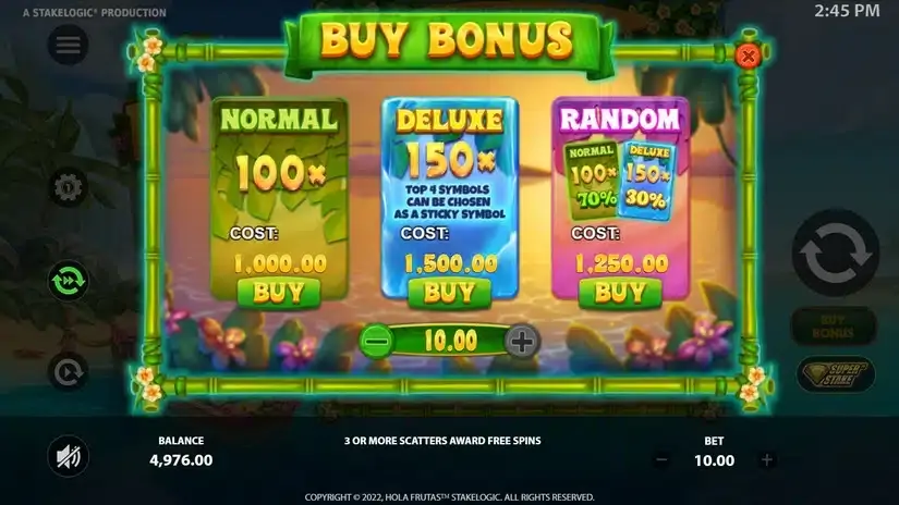 Hola Frutas slot screenshot 3