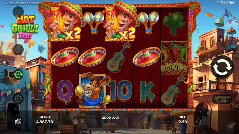 Hot Chilli Fest slot screenshot 2