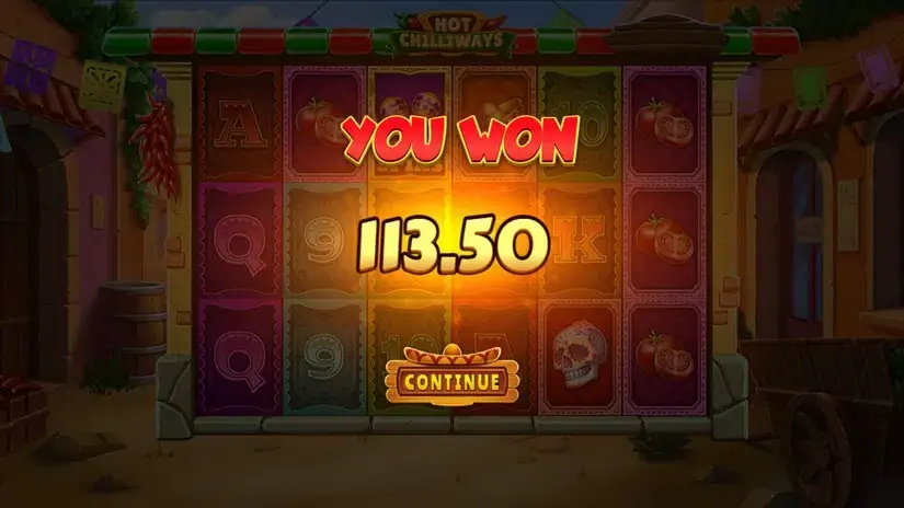 Hot Chilliways slot screenshot 