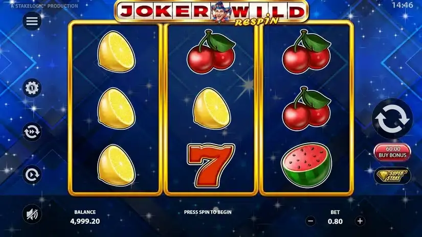 Joker Wild Respin slot screenshot 1