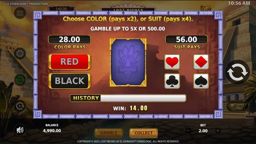 Lost Riches of El Dorado slot screenshot 3