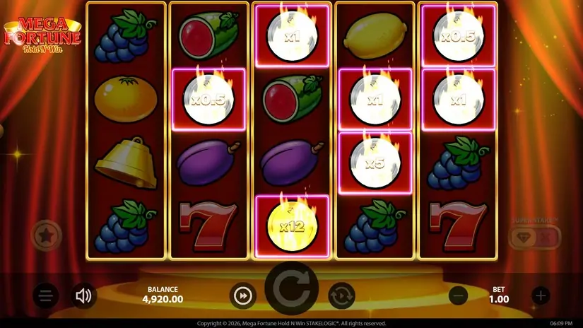 Mega Fortune Hold ‘N’ Win slot screenshot 2