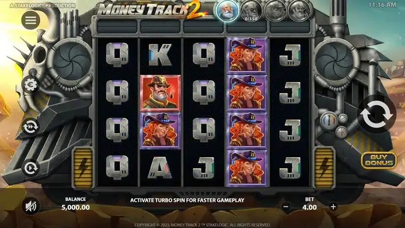Money Track 2 slot screenshot 1