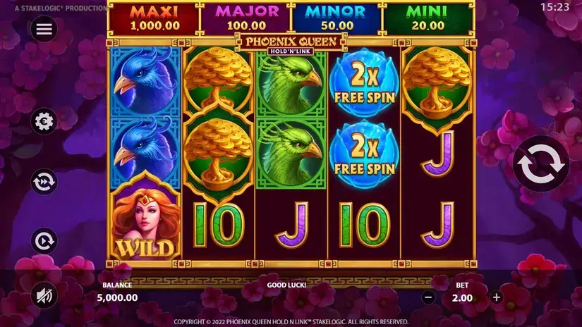 Phoenix Queen slot screenshot 