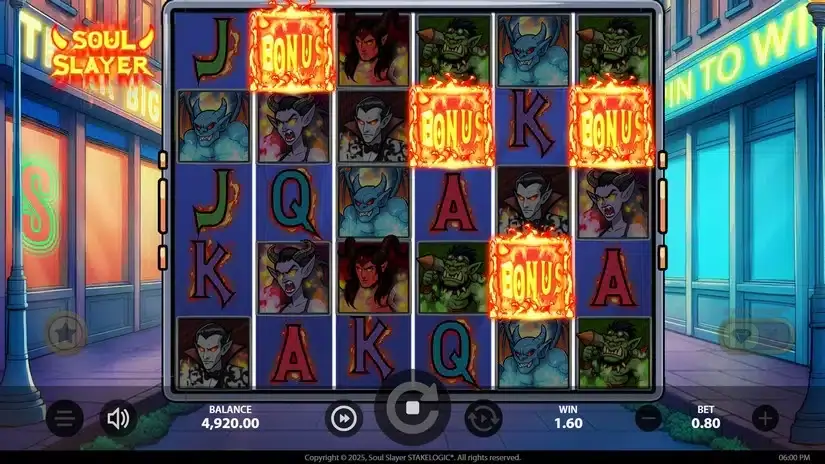 Soul Slayer slot screenshot 2