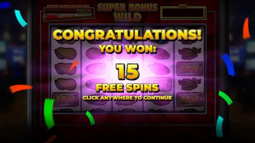 Super Bonus Wild slot screenshot 4