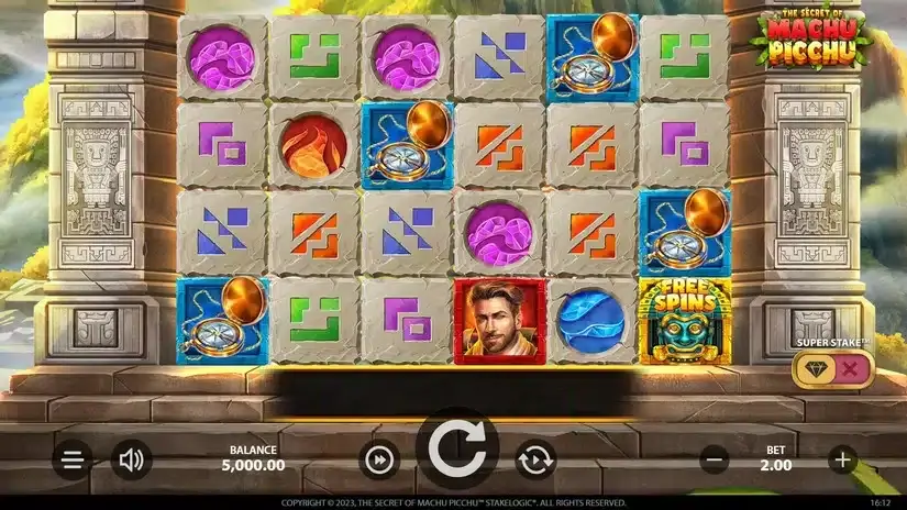 The Secret of Machu Picchu slot screenshot 