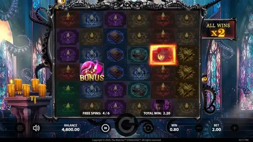 The Watcher slot screenshot 4