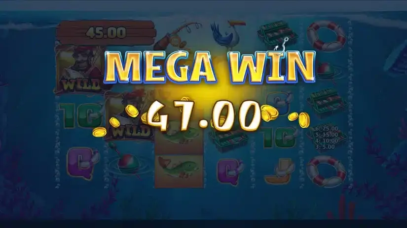 Wild Wild Bass slot screenshot 