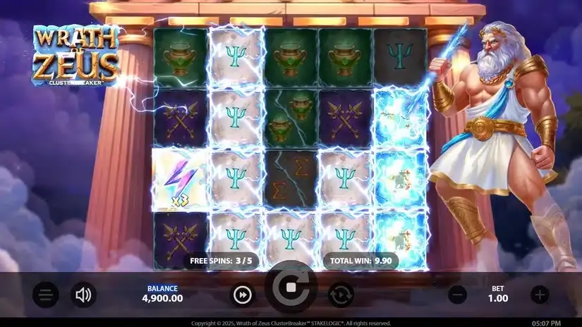 Wrath of Zeus ClusterBreaker slot screenshot 4